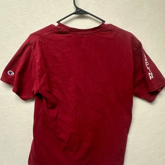 USC University of South Carolina Gamecocks Champion Burgundy T-Shirt Men’s M - Picture 6 of 13